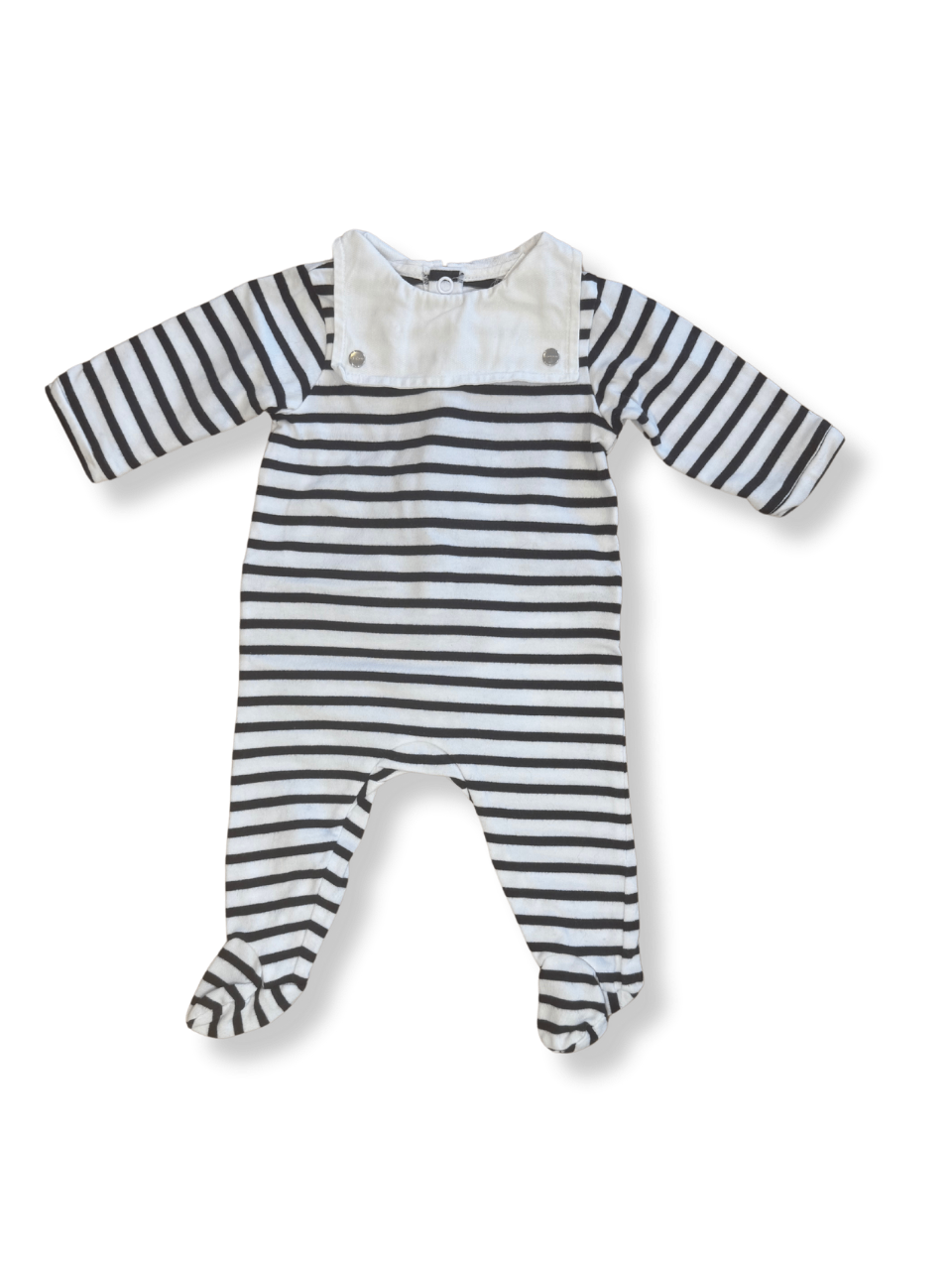 Petit Bateau Jungen Sweatshirt - Rippstoff Pullover Mit Rollkragen