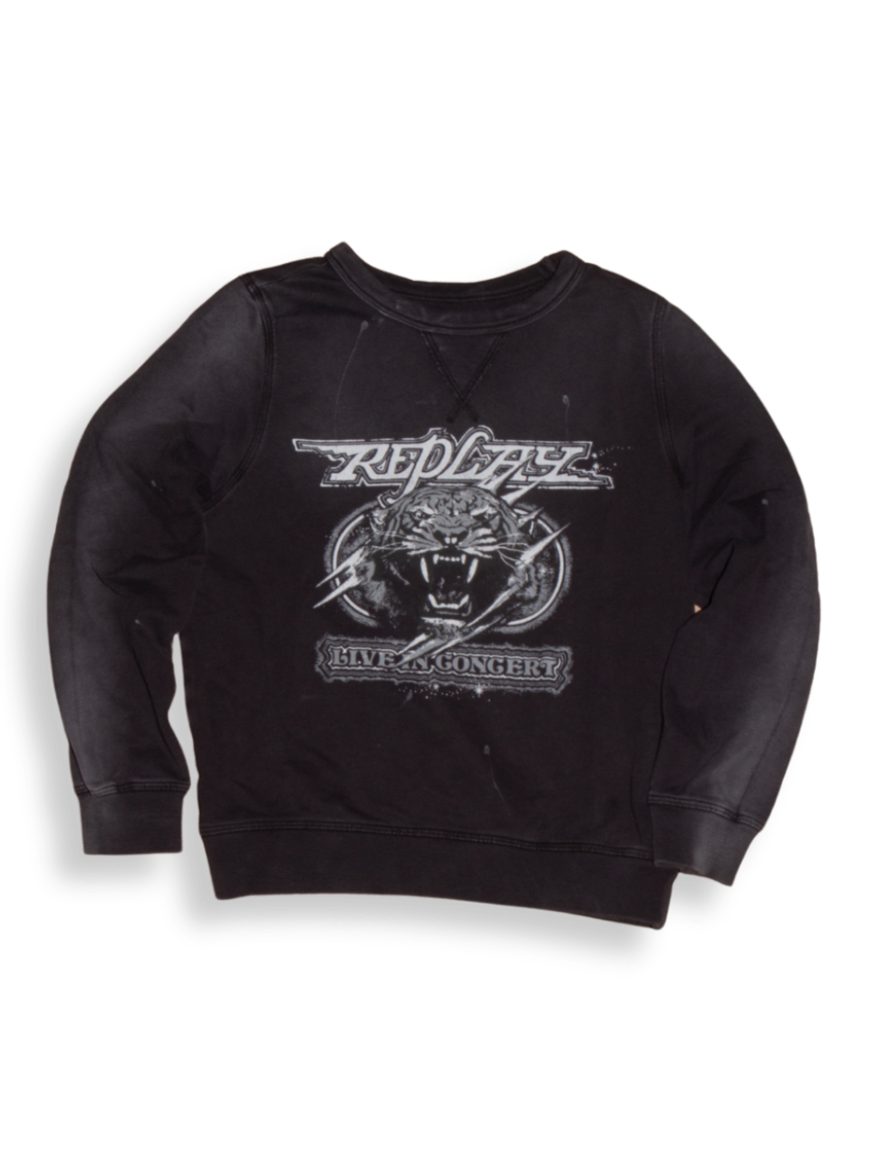 Sweater vintage black Gr.116/122 | Replay