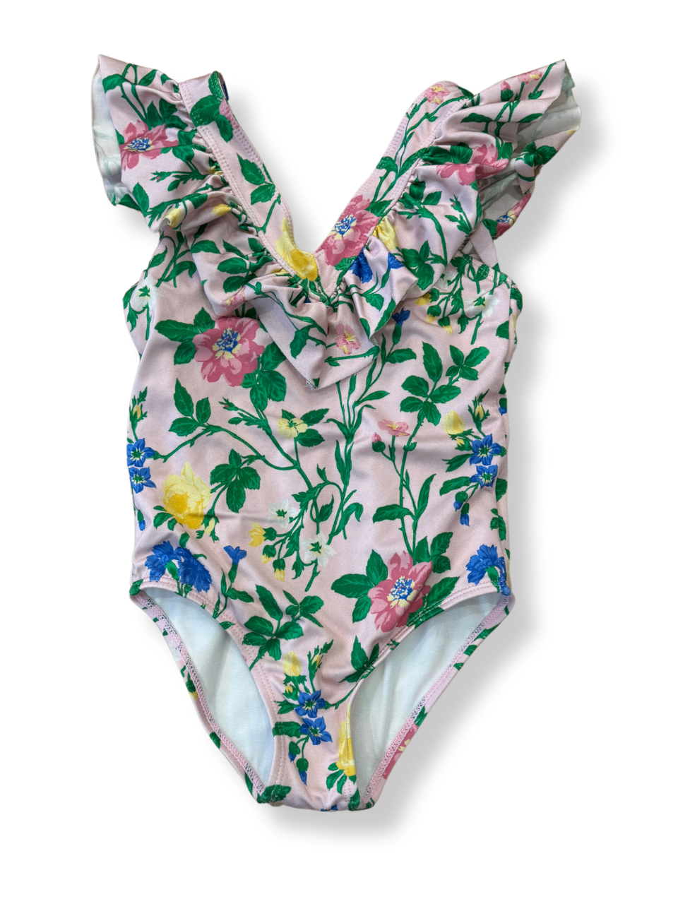 Badeanzug Rosa mit Blumenmuster Gr.6 / S | Janie and Jack