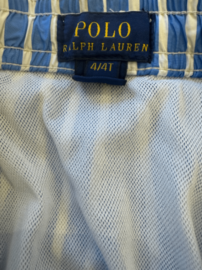 Badeshorts Blau und Weiß Gr.4 | Ralph Lauren