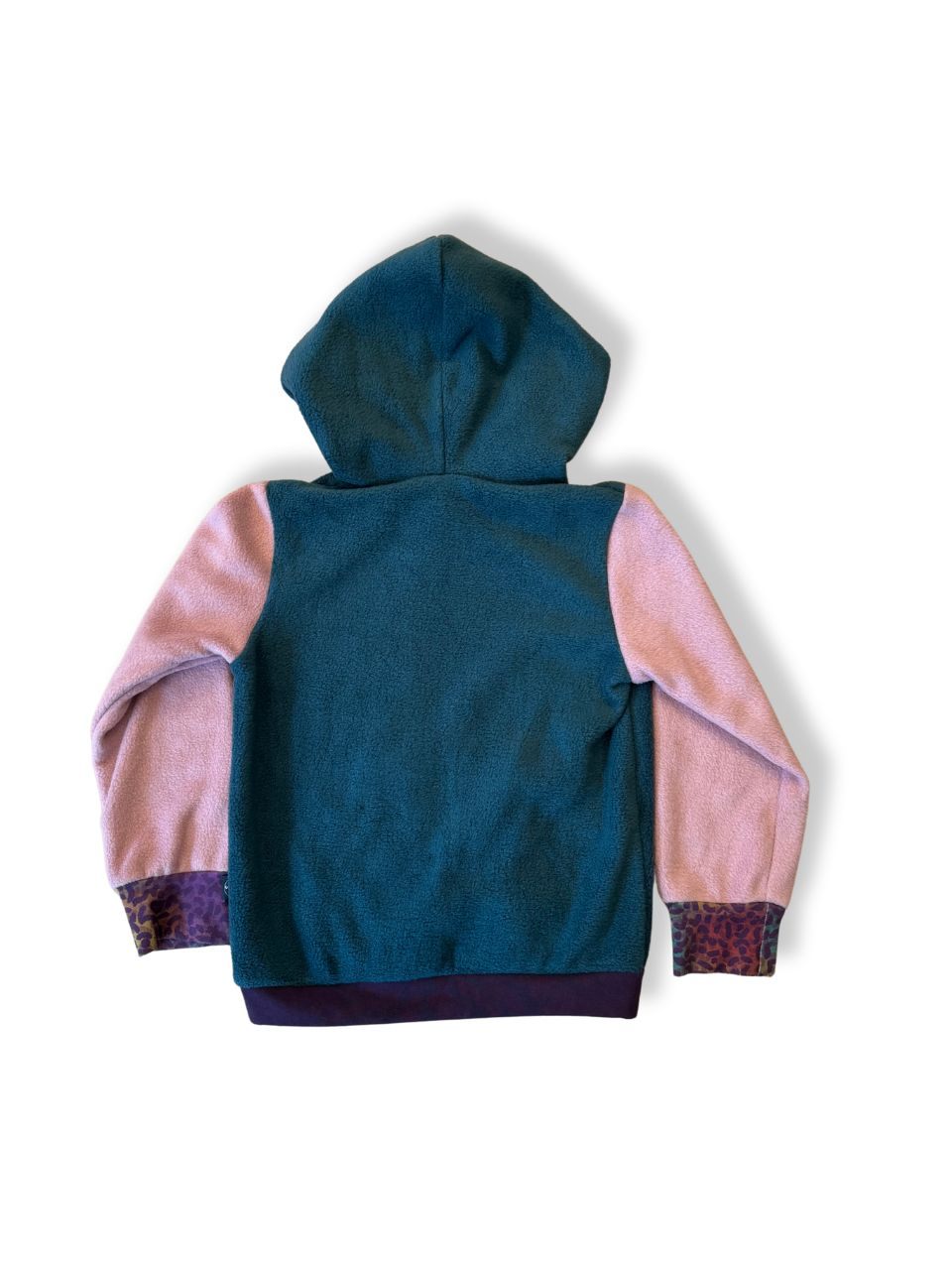 Hoodie Petrol, Rosa Gr.110 | Min Zwirn