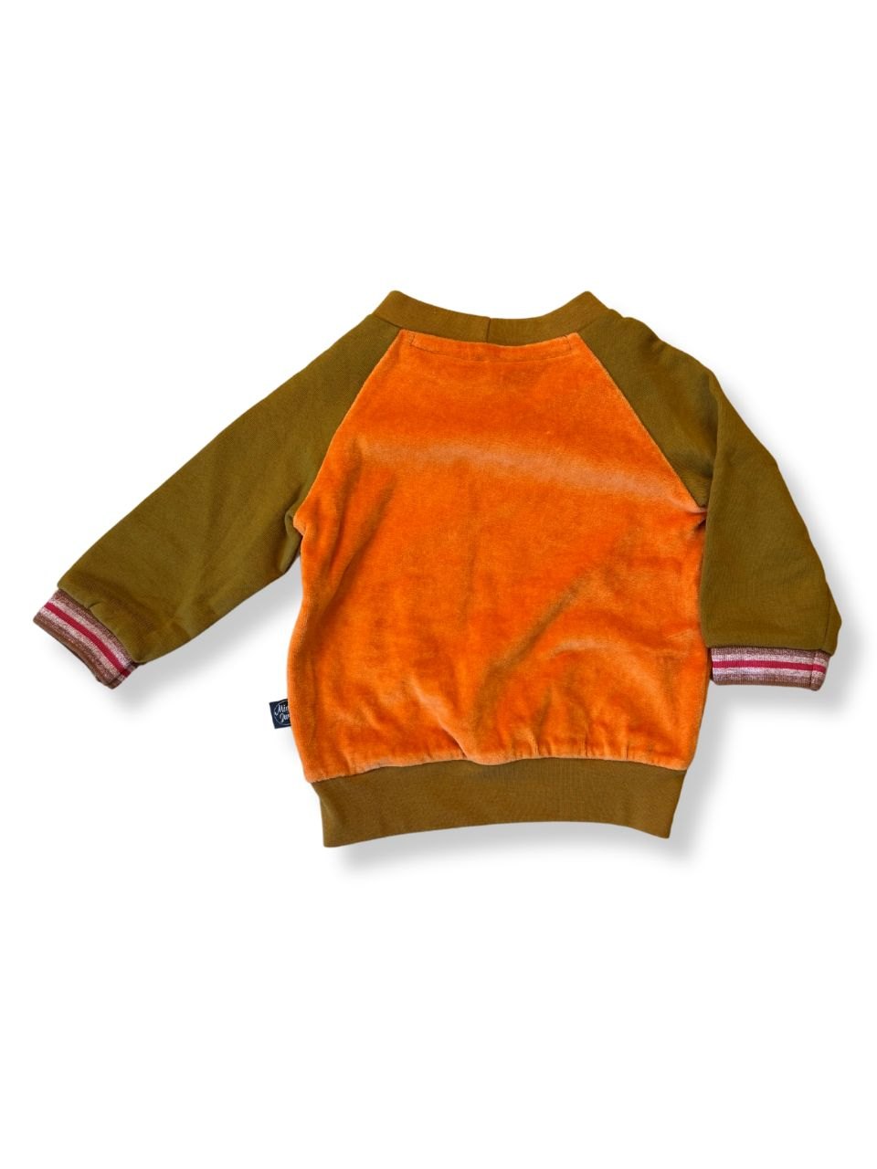 Sweater Baby orange-braun Gr.86 | Min Zwirn