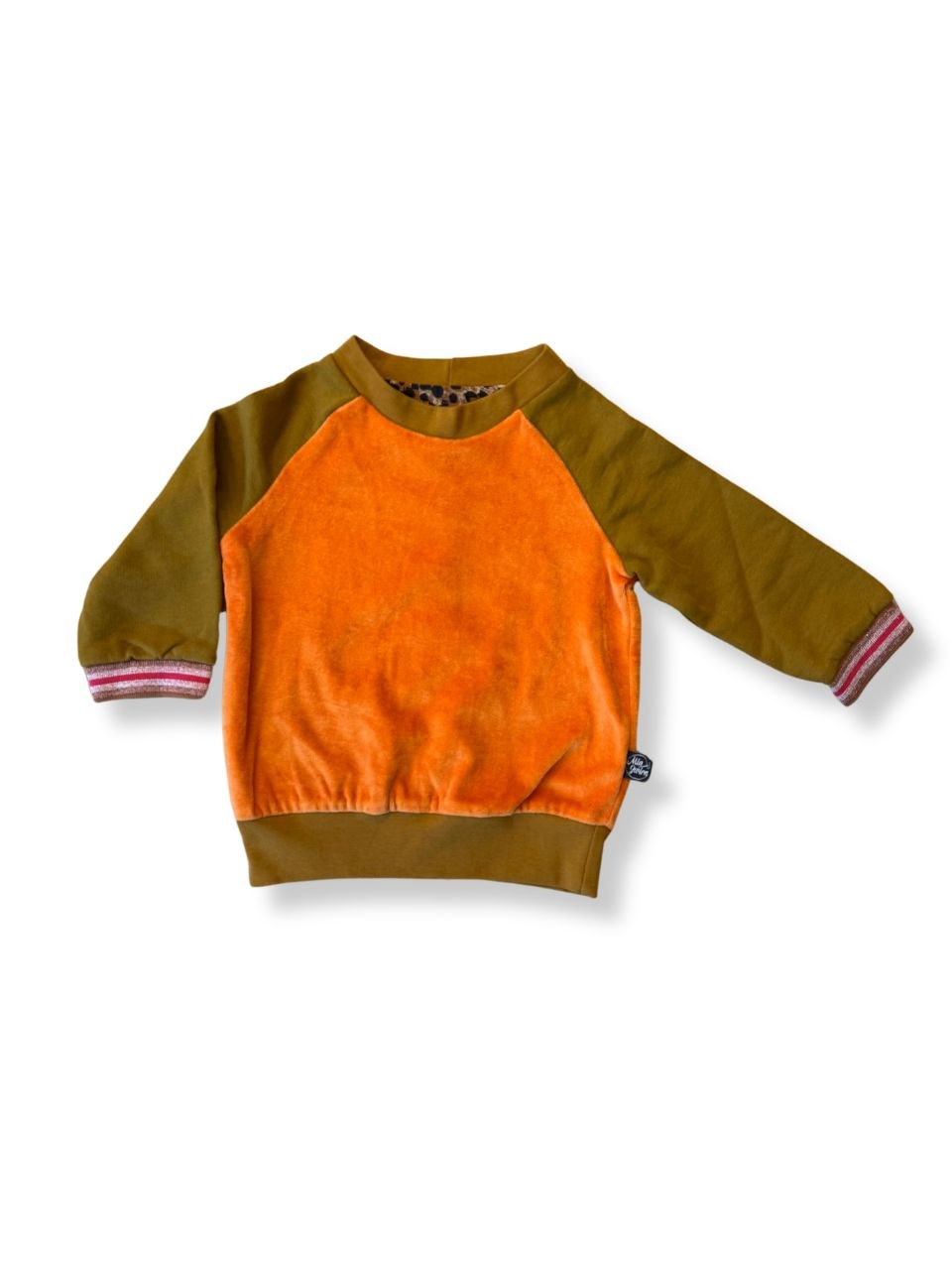 Sweater Baby orange-braun Gr.86 | Min Zwirn