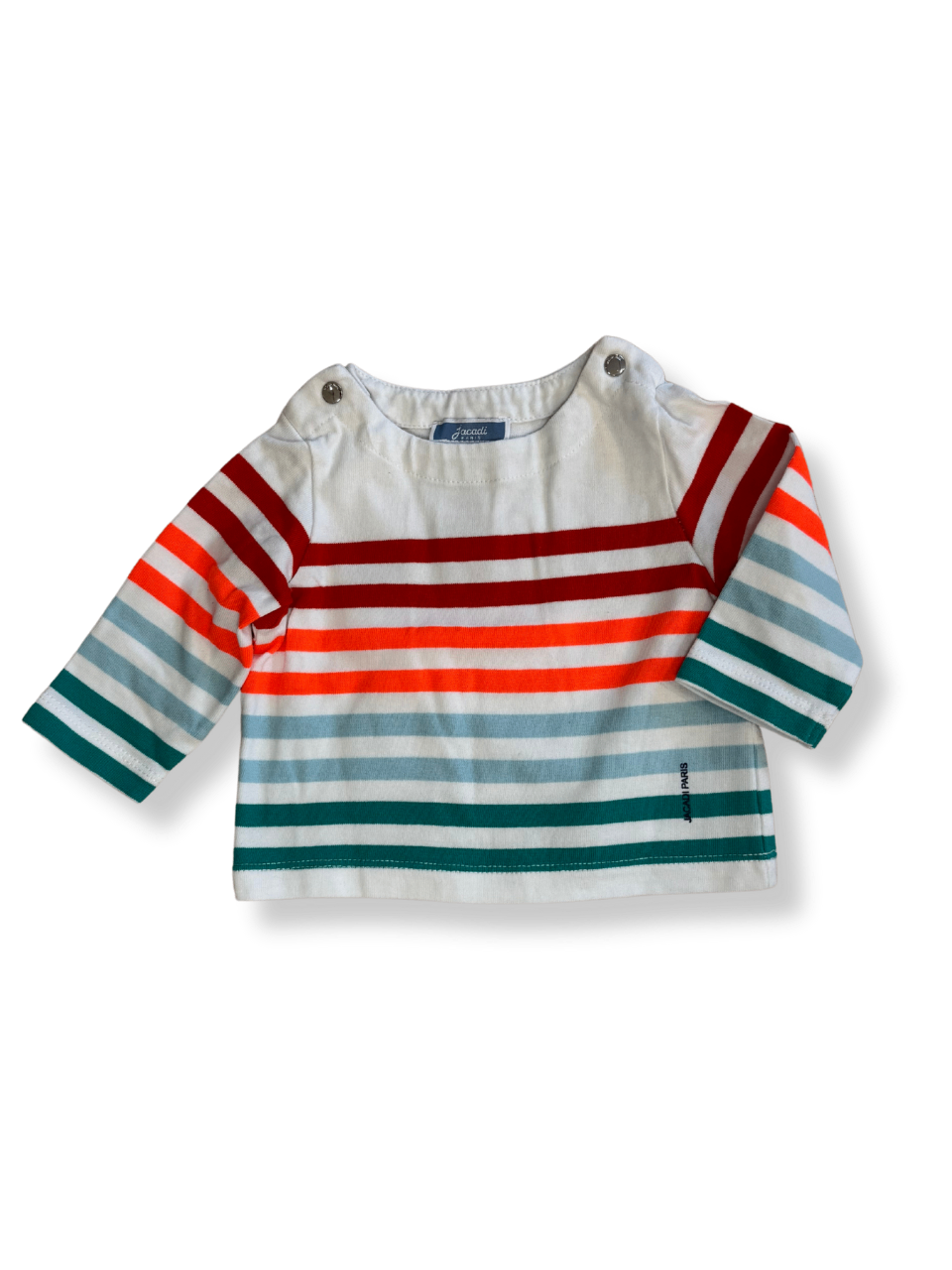 Langarmshirt Baby Bunt (geringelt Gr.62/68 | Jacadi