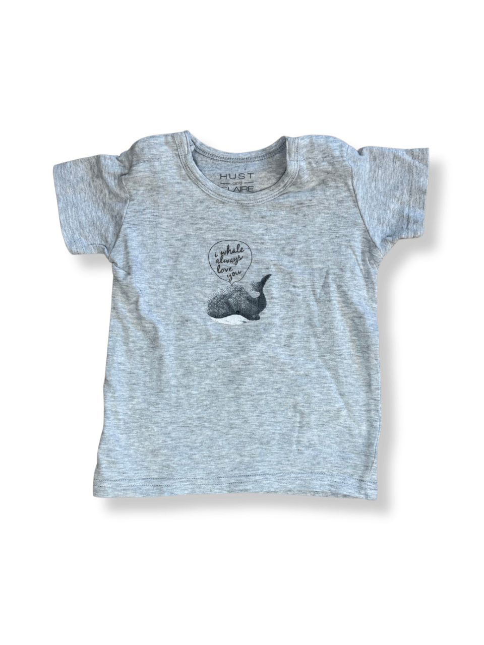 T-Shirt Baby Grau Gr.62/68 | HUST and CLAIRE