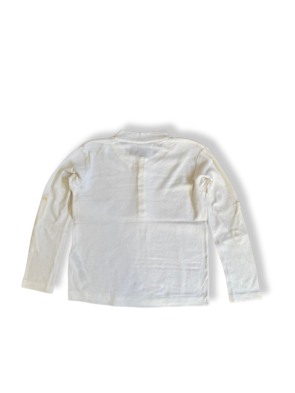 Langarmshirt Basic Kinder weiß Gr.128 | Petit Bateau