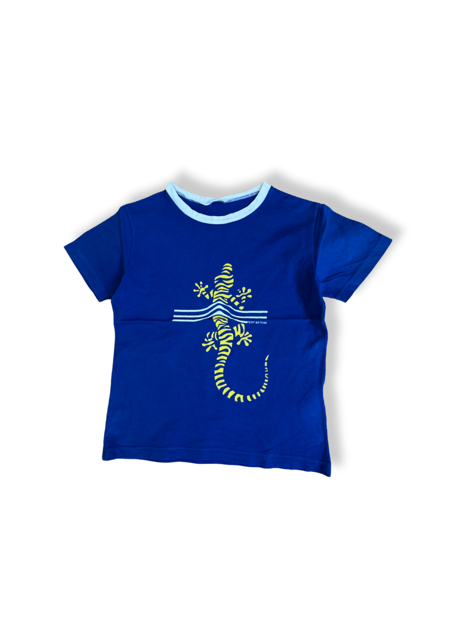 T-Shirt Eidechse Jungs royalblau Gr.10 | Petit Bateau