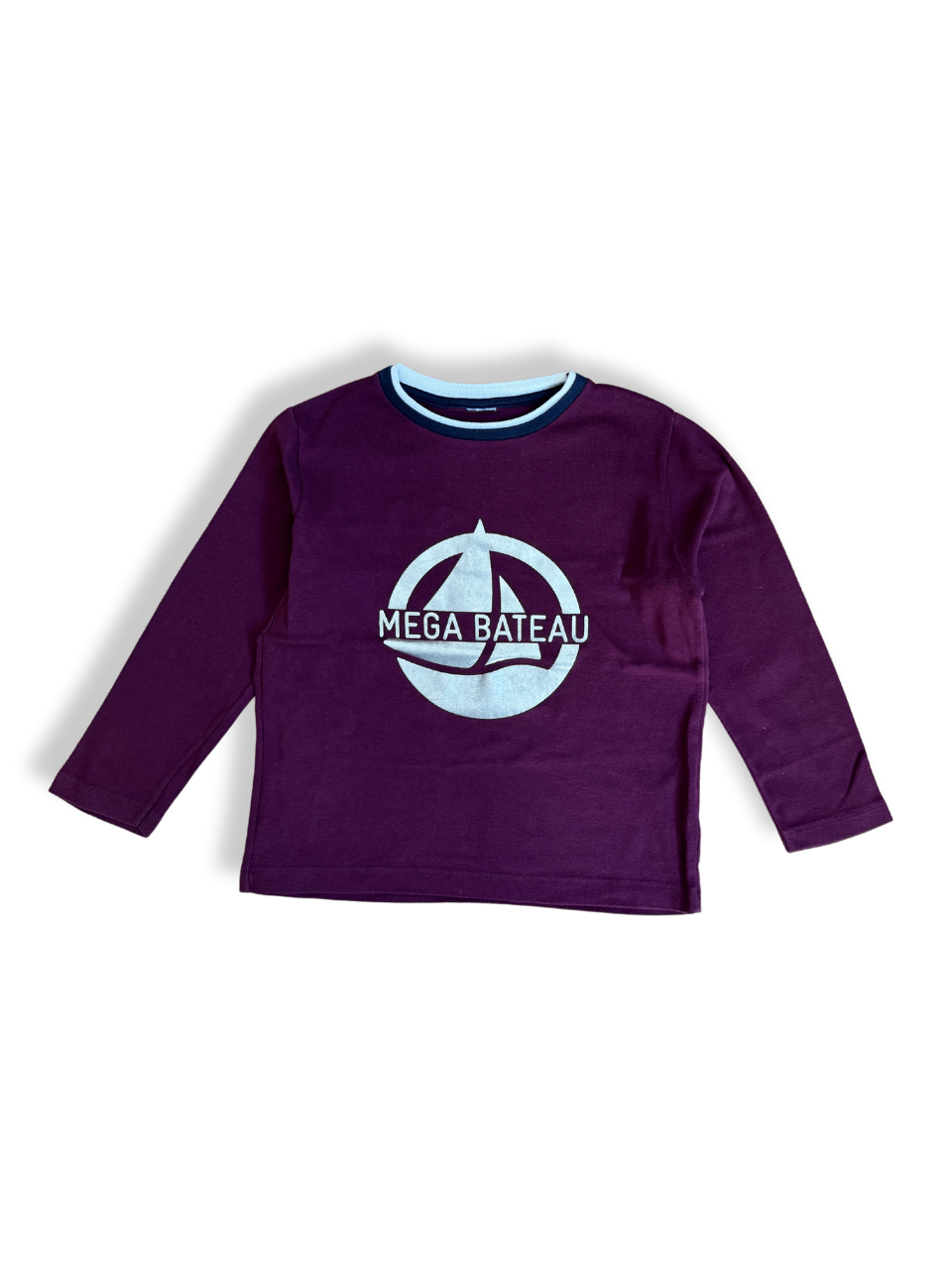 Langarmshirt Jungs aubergine Gr.128 | Petit Bateau