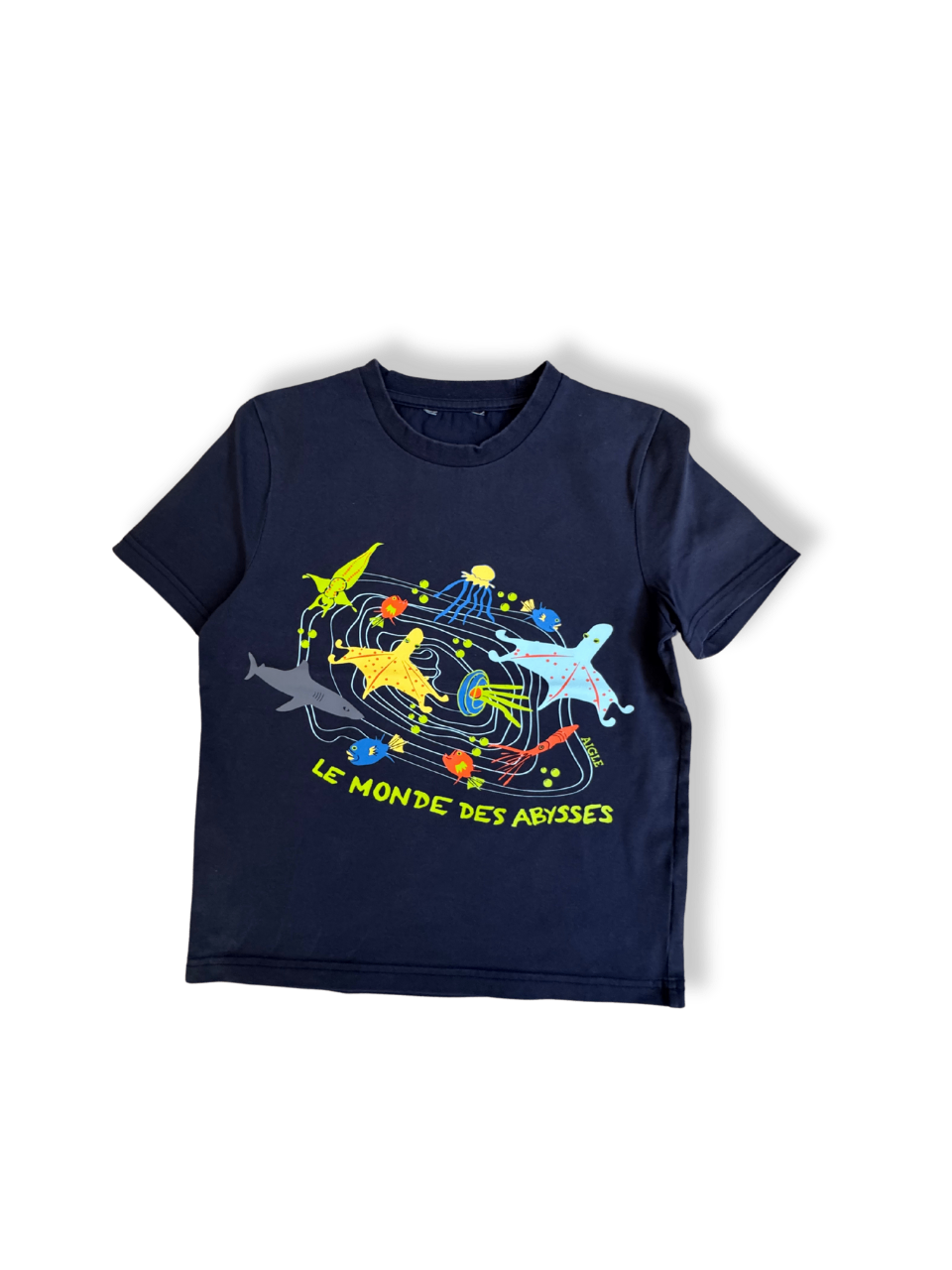 T-Shirt Kinder Dunkelblau Gr.10 | Petit Bateau