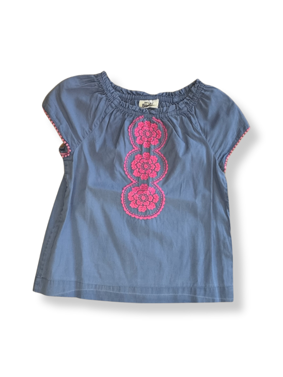 Bluse jeansblau Gr.4-5 | Mini Boden