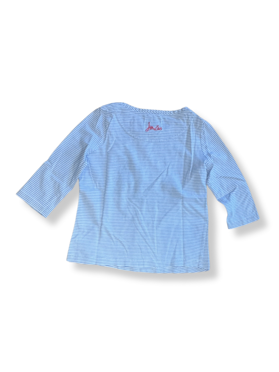 T-Shirt langarm Mädchen blau gestreift Gr.116 | Joules