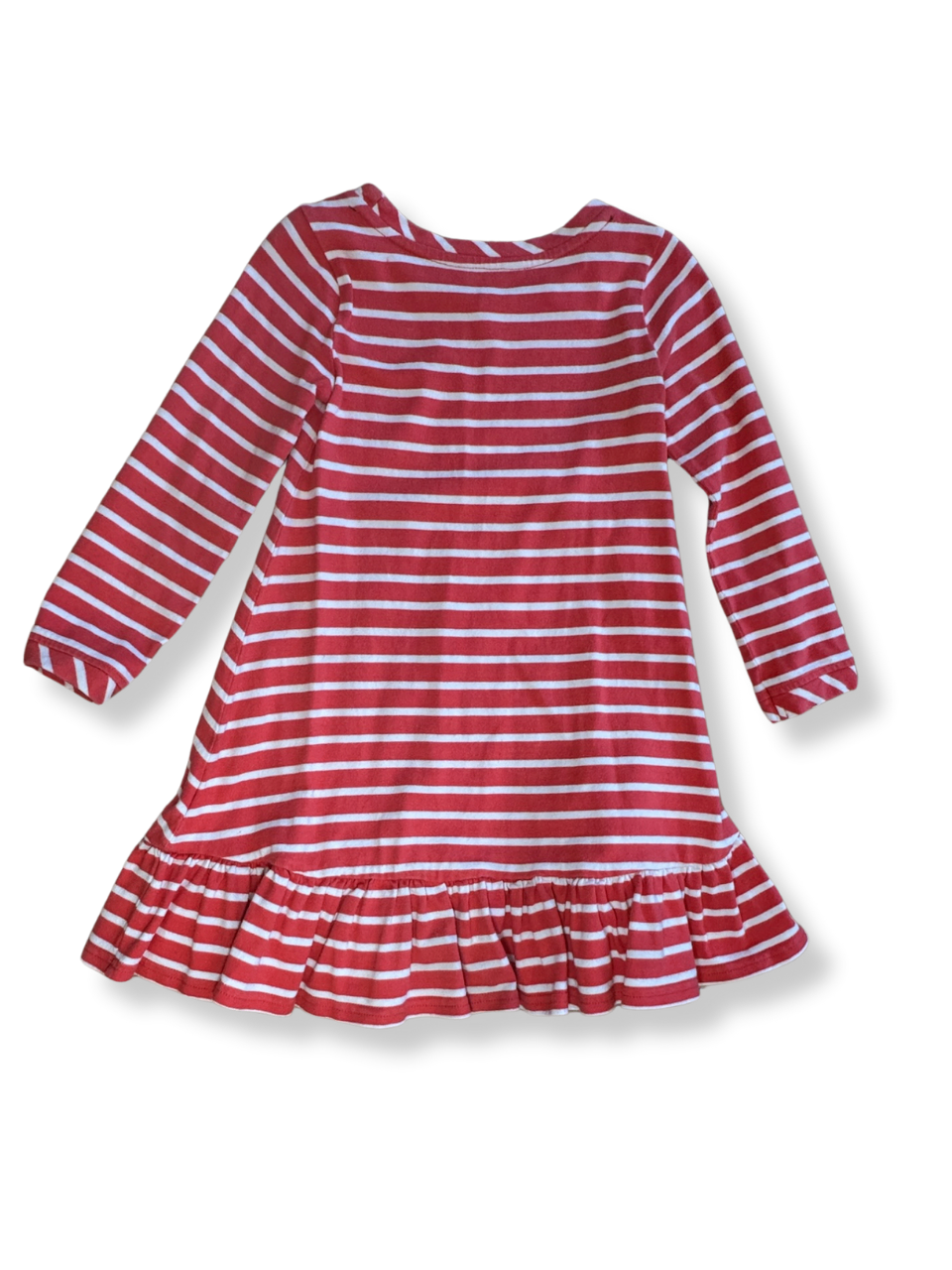 Kleid Rot geringelt mit Herzen Gr.110 | Joules