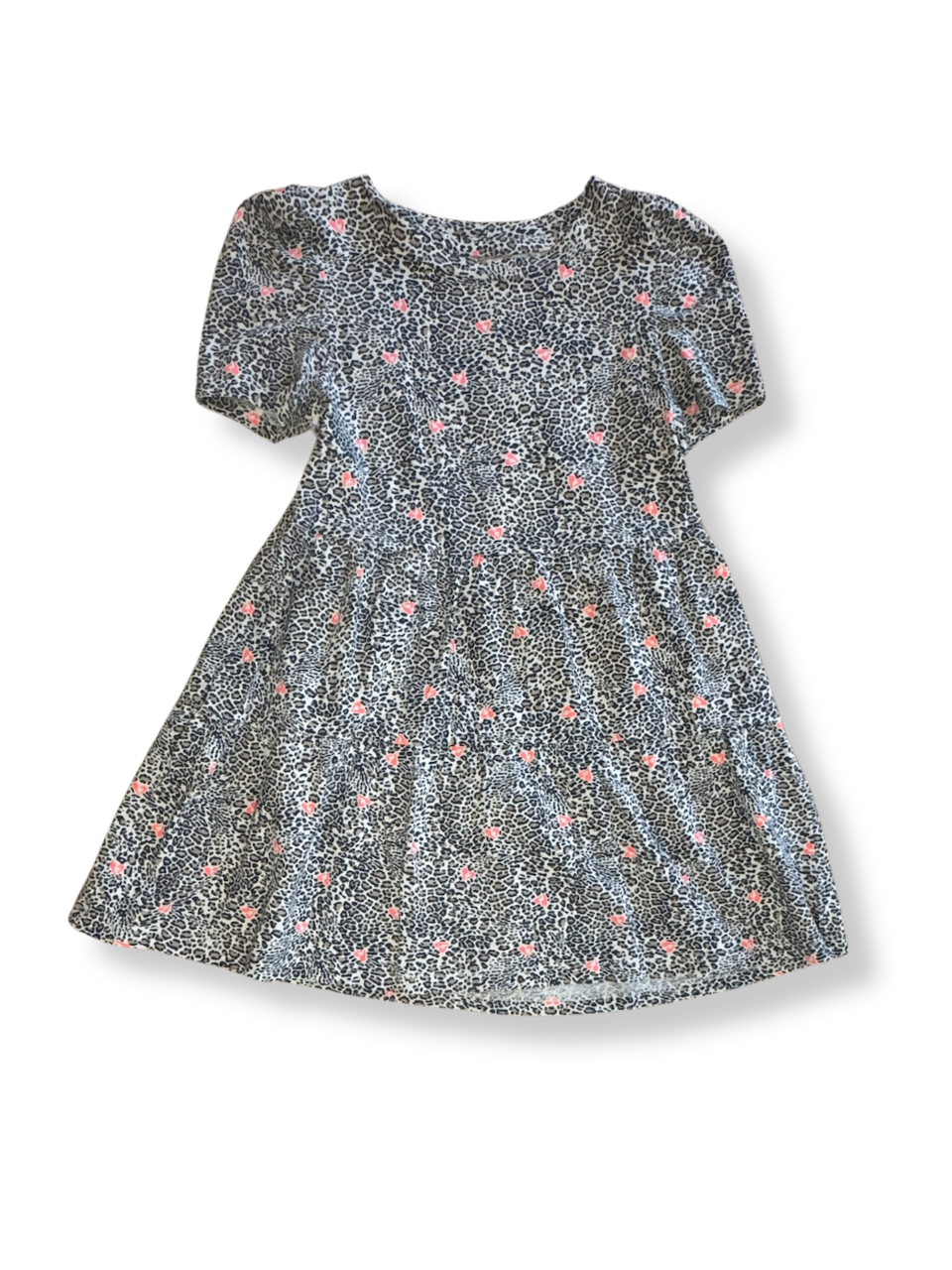 Kleid Mädchen Leo-Print Gr.4-5 | name it