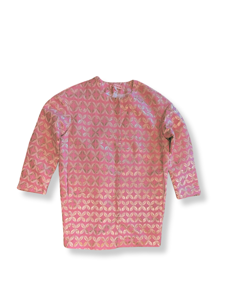 Langblazer Mädchen Rosa mit goldenen Akzenten Gr.140 | Anne Kurris