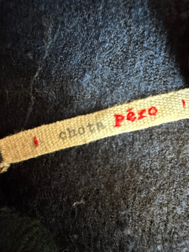 Kleid Blau Kariert 100% Merino Gr.4-5 | Péro