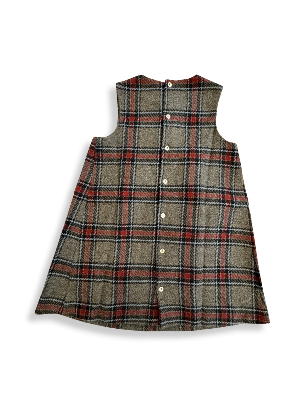 Kleid grau kariert Gr.92 | Cyrillus