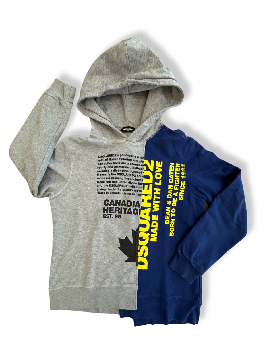 Hoodie Grau und Blau Gr.164 | Dsquared2