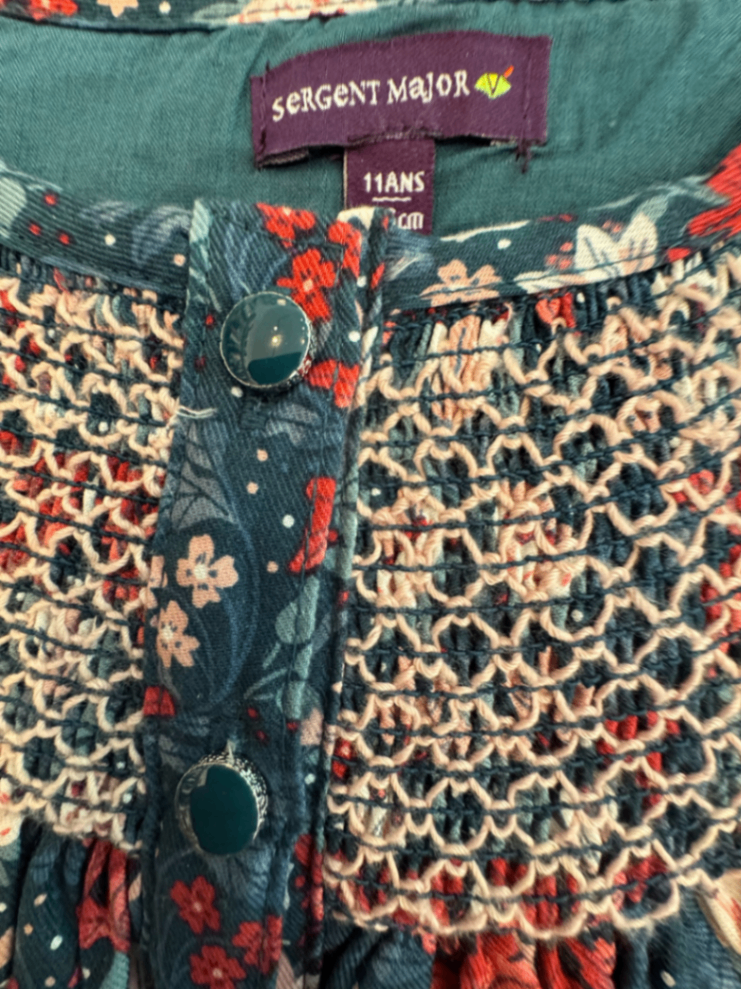 Bluse romantisch geblümt Gr.146 | Sergent Major