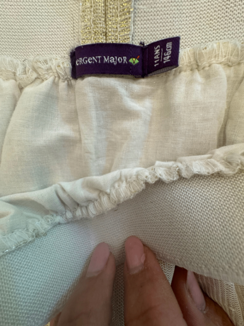 Rock Elfenbein & Gold Gr.146 | Sergent Major