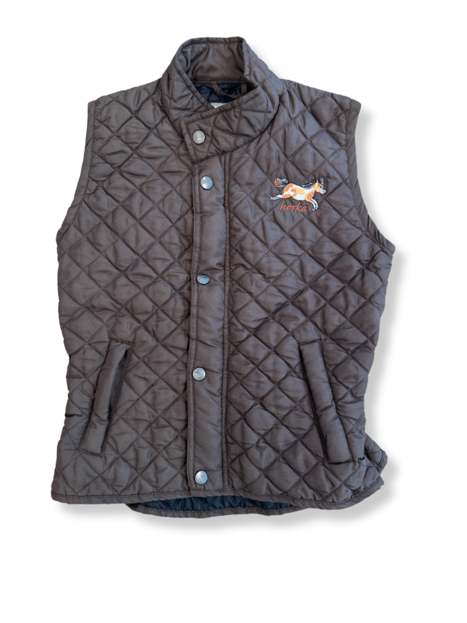 Reitweste braun Gr.140 | Horka