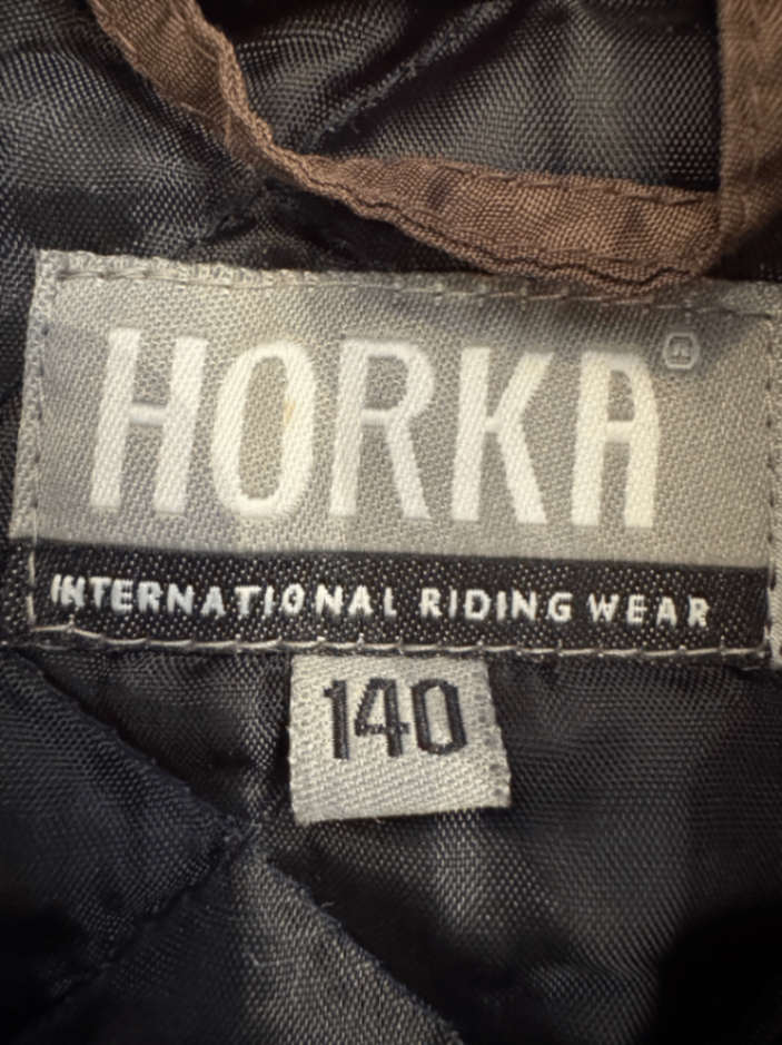 Reitweste braun Gr.140 | Horka
