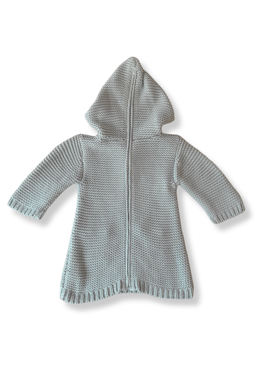 Strickjacke hellblau m. Kapuze Gr. 3m | Bonpoint