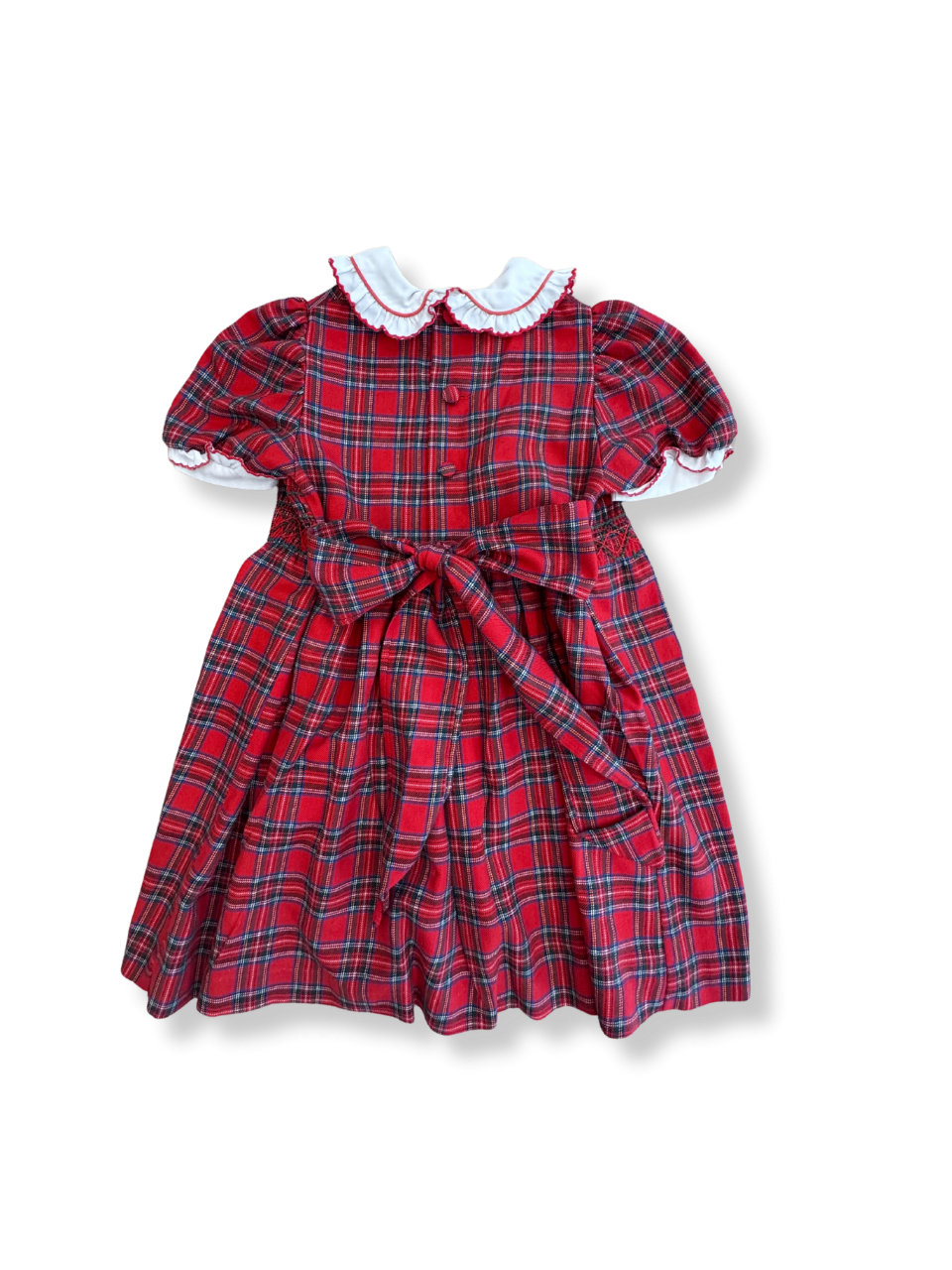 Kleid mit Karo-Muster Rot Gr.104? | Jacadi
