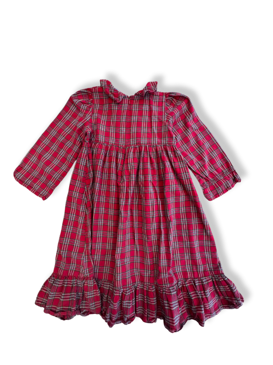 Kleid Rot kariert Gr.116 | Lindex