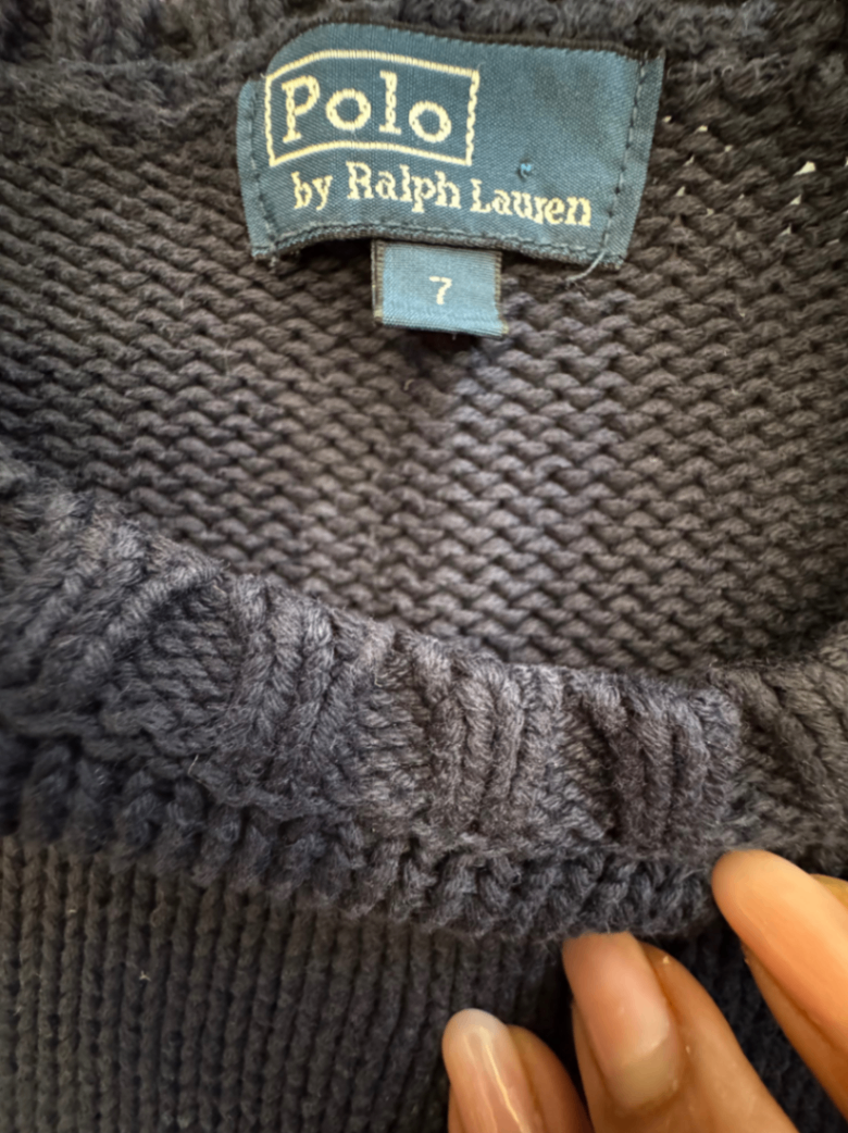 Pullover Dunkelblau Gr.128 | Polo Ralph Lauren