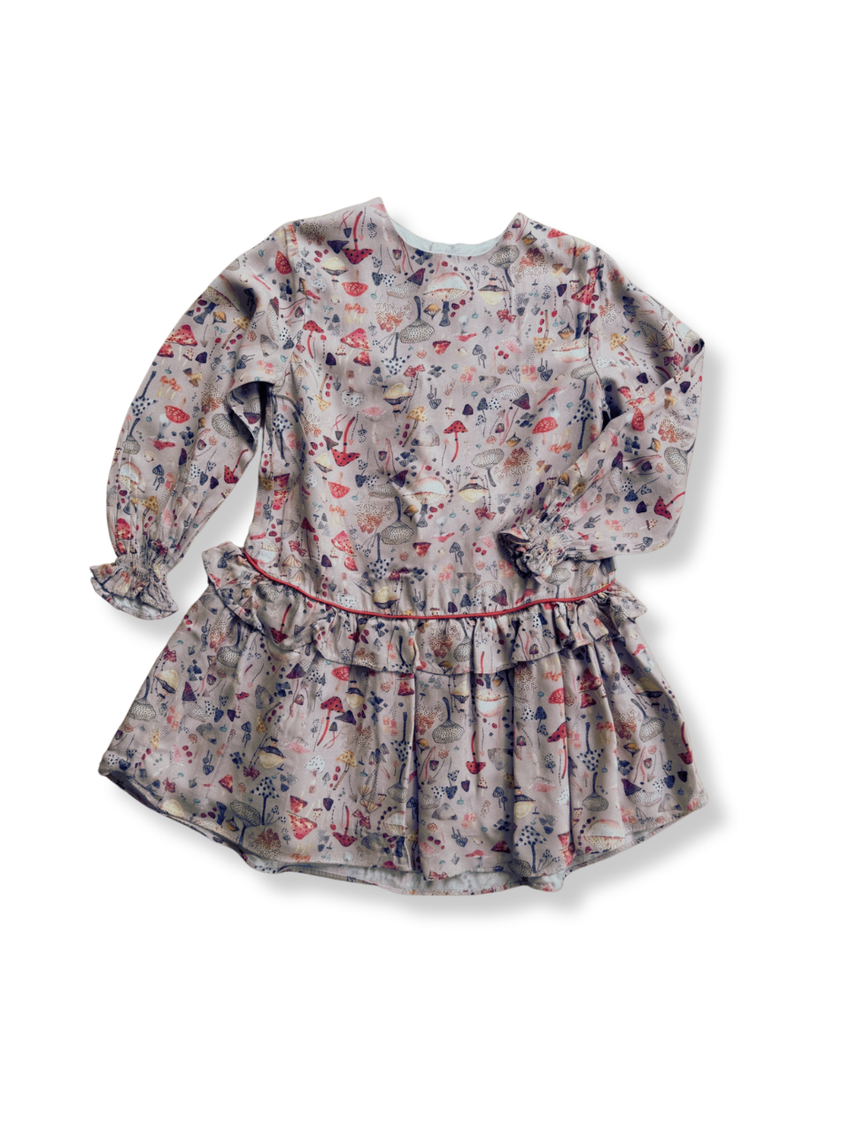 Kleid mit Plizmotiven Gr.5 | Tutto Piccolo
