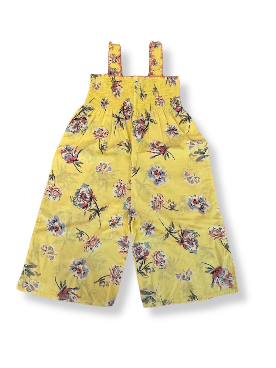 Jumpsuit Gelb mit Blumenprint Gr.5 | Tom Joules
