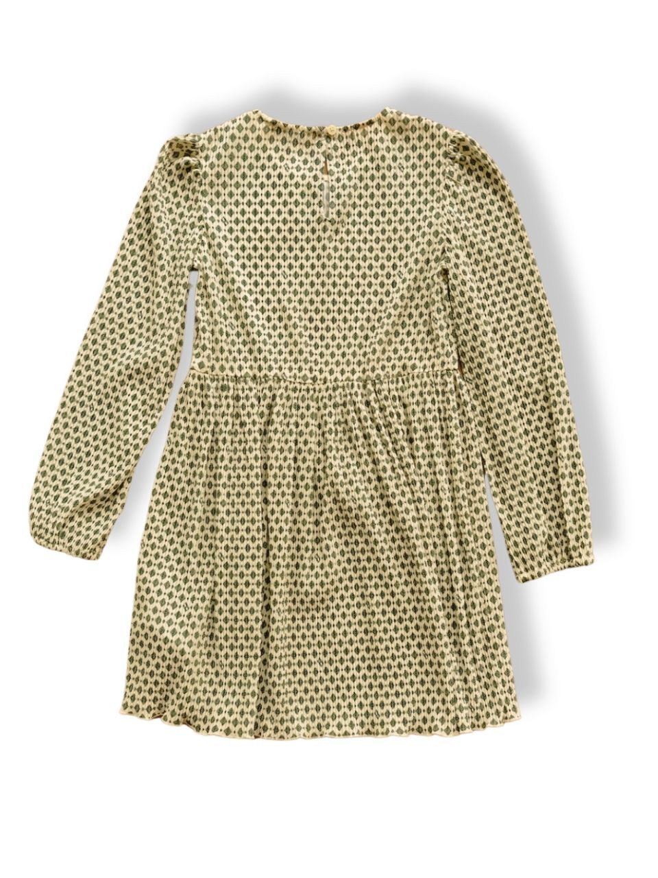 Kleid Mädchen Gelb mit grünem Muster Gr.134? | Tommy Hilfiger