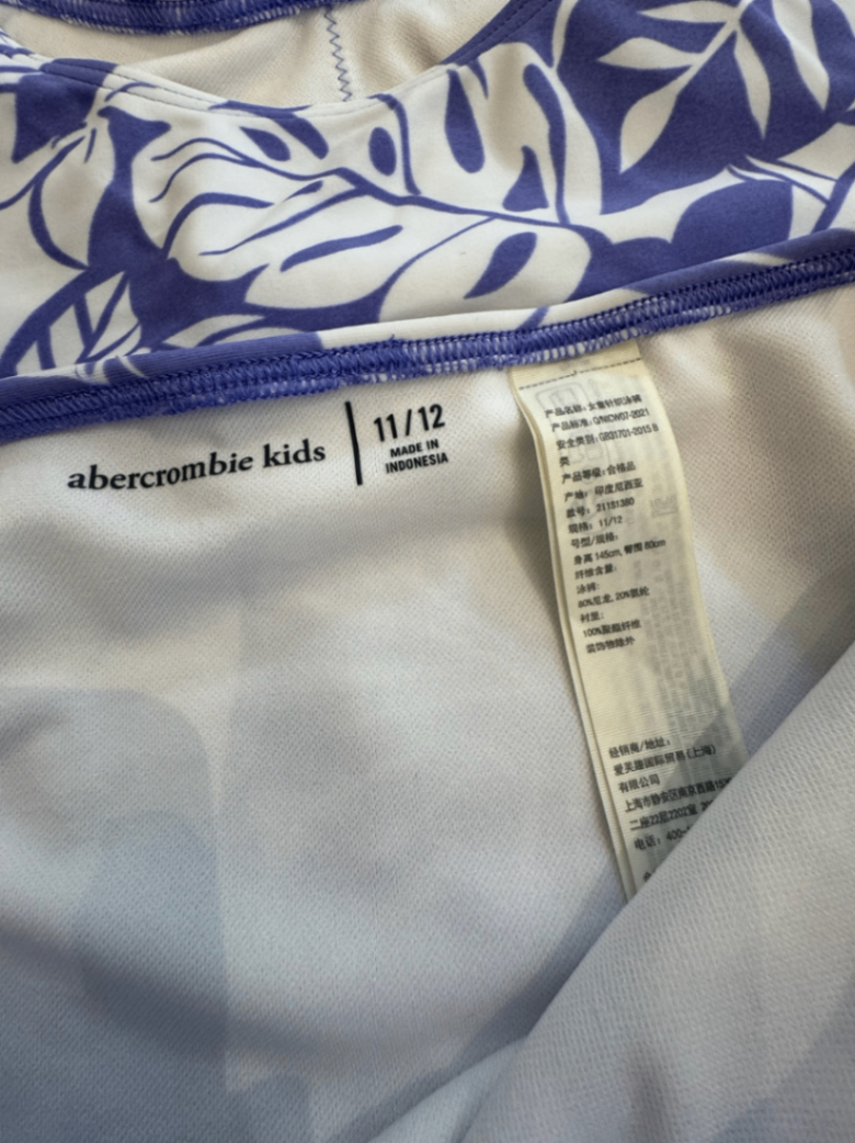 Bikini Flieder und Weiß Gr.146 | Abercrombie & Fitch