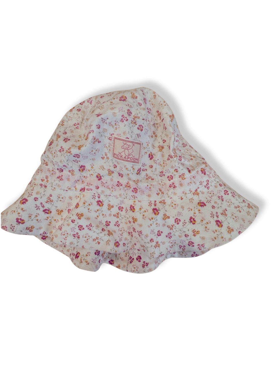 Sonnenhut mit pinkem Blumenmuster Gr.52cm | Pickapooh