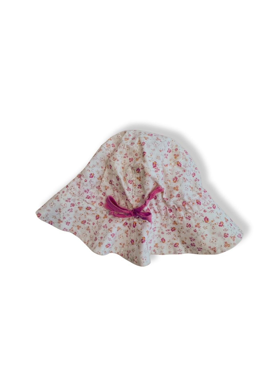 Sonnenhut mit pinkem Blumenmuster Gr.52cm | Pickapooh