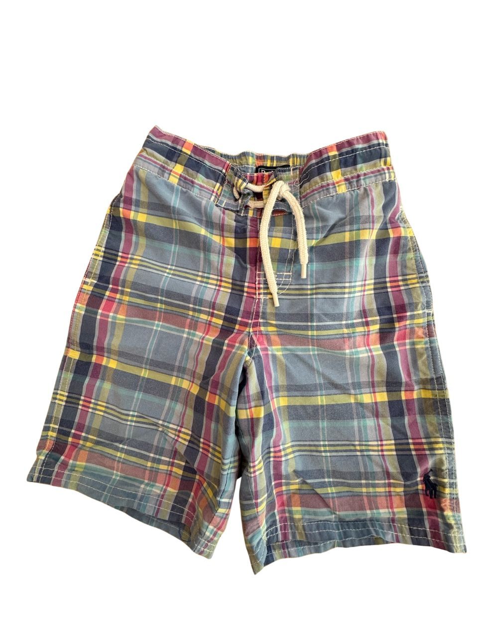 Badeshorts hellblau kariert Gr.7 | Polo Ralph Lauren