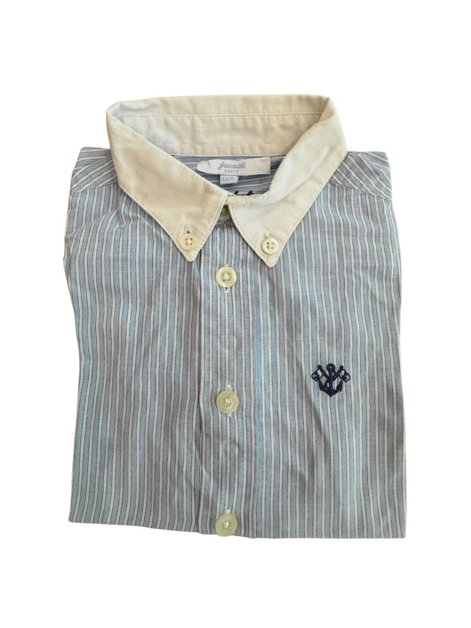 Hemd blau-weiß gestreift Gr.80/86 | Jacadi