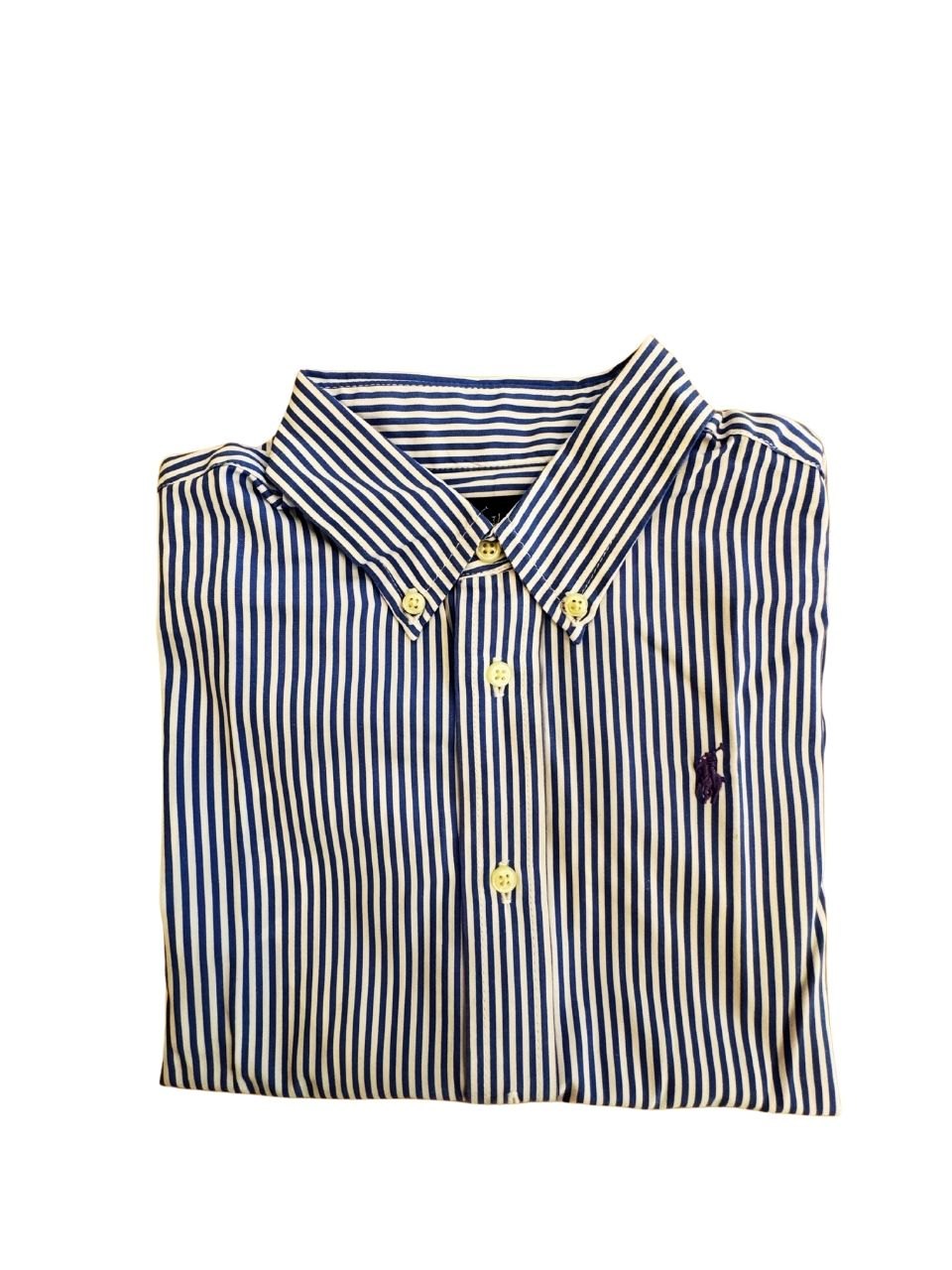 Hemd Blau-Weiß gestreift Gr.110 | Ralph Lauren