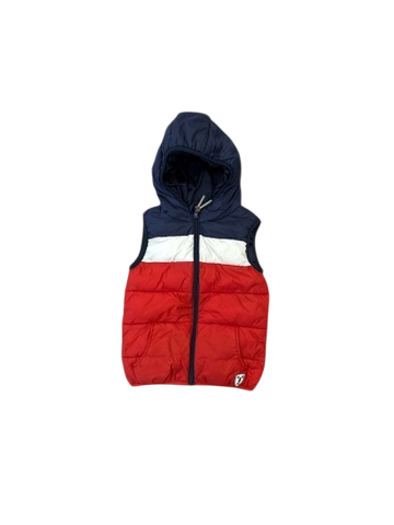 Puffer-Weste Rot, Blau, Weiß Gr.128 | Vertbaudet