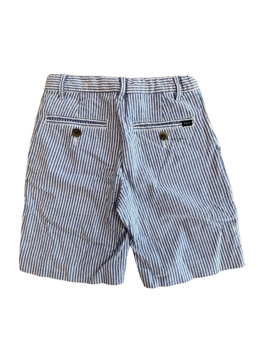 Shorts Blau-weiß gestreift Gr.116 / 6 | Polo Ralph Lauren