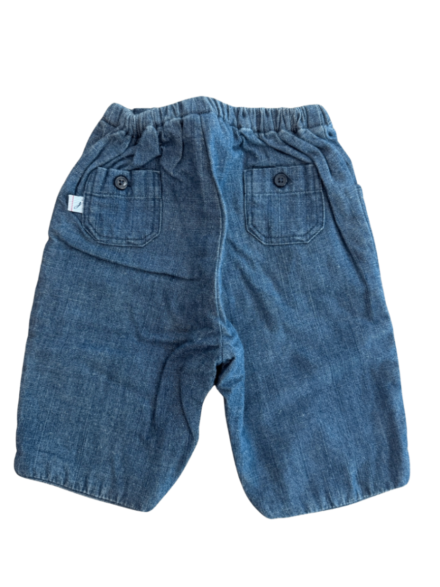 Hose wattiert Baby Blau Gr.62 | Jacadi