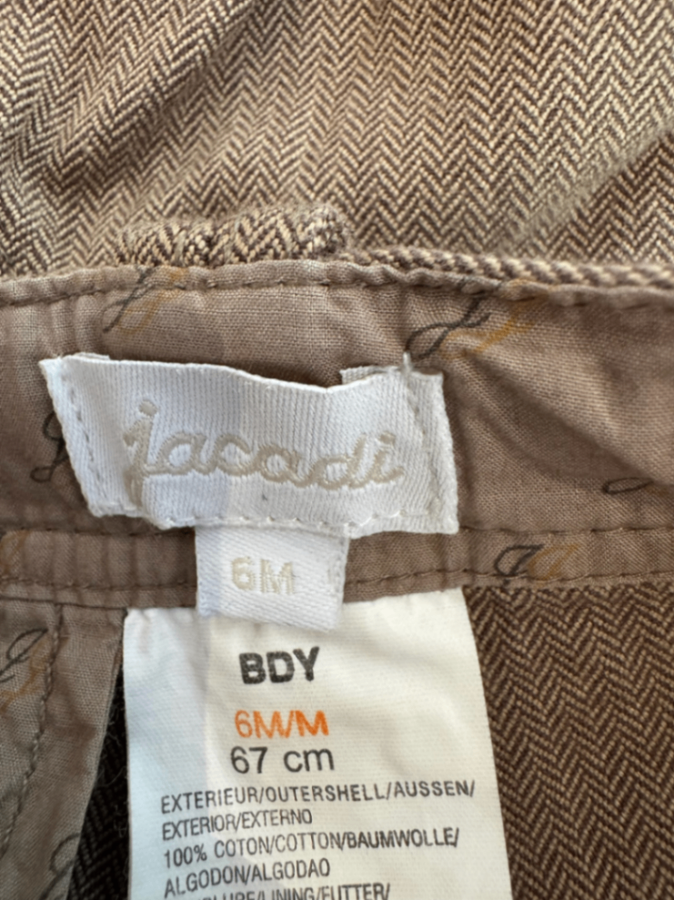 Knickerbocker Hose braun Gr.62/68 | Jacadi