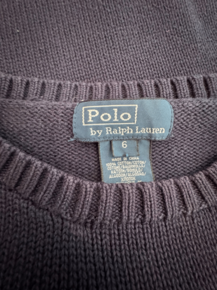 Pullover Dunkelblau Gr.116 | Polo Ralph Lauren
