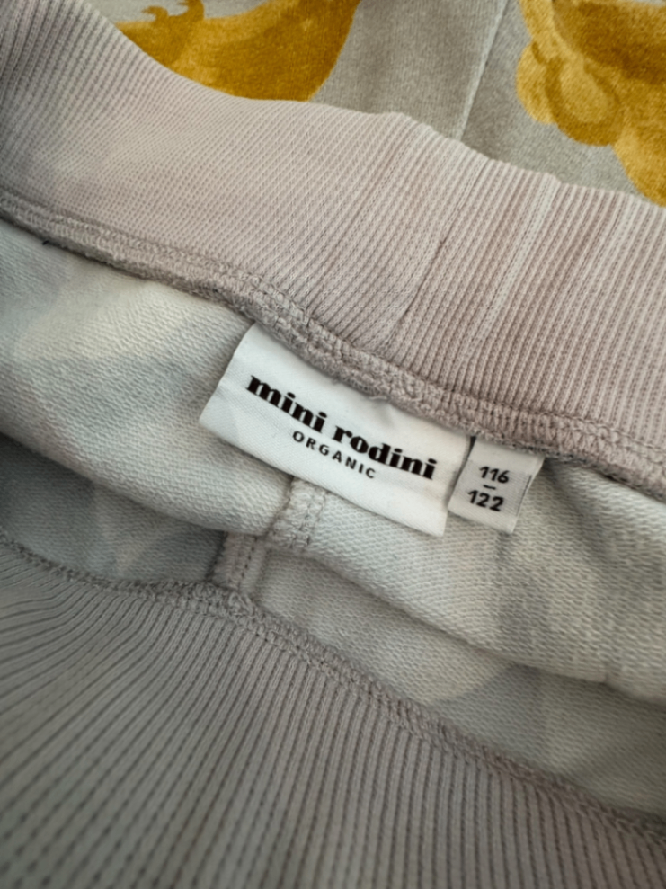 Shorts Beige mit Mäuse-Print Gr.116/122 | mini rodini