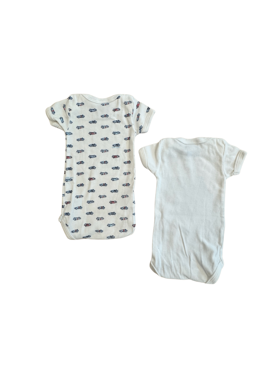 Bodies Weiß mit Auto-Motiv Gr.54 | Petit Bateau