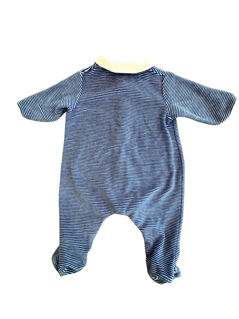 Strampler Blau und Weiß gestreift Gr.60 | Petit Bateau