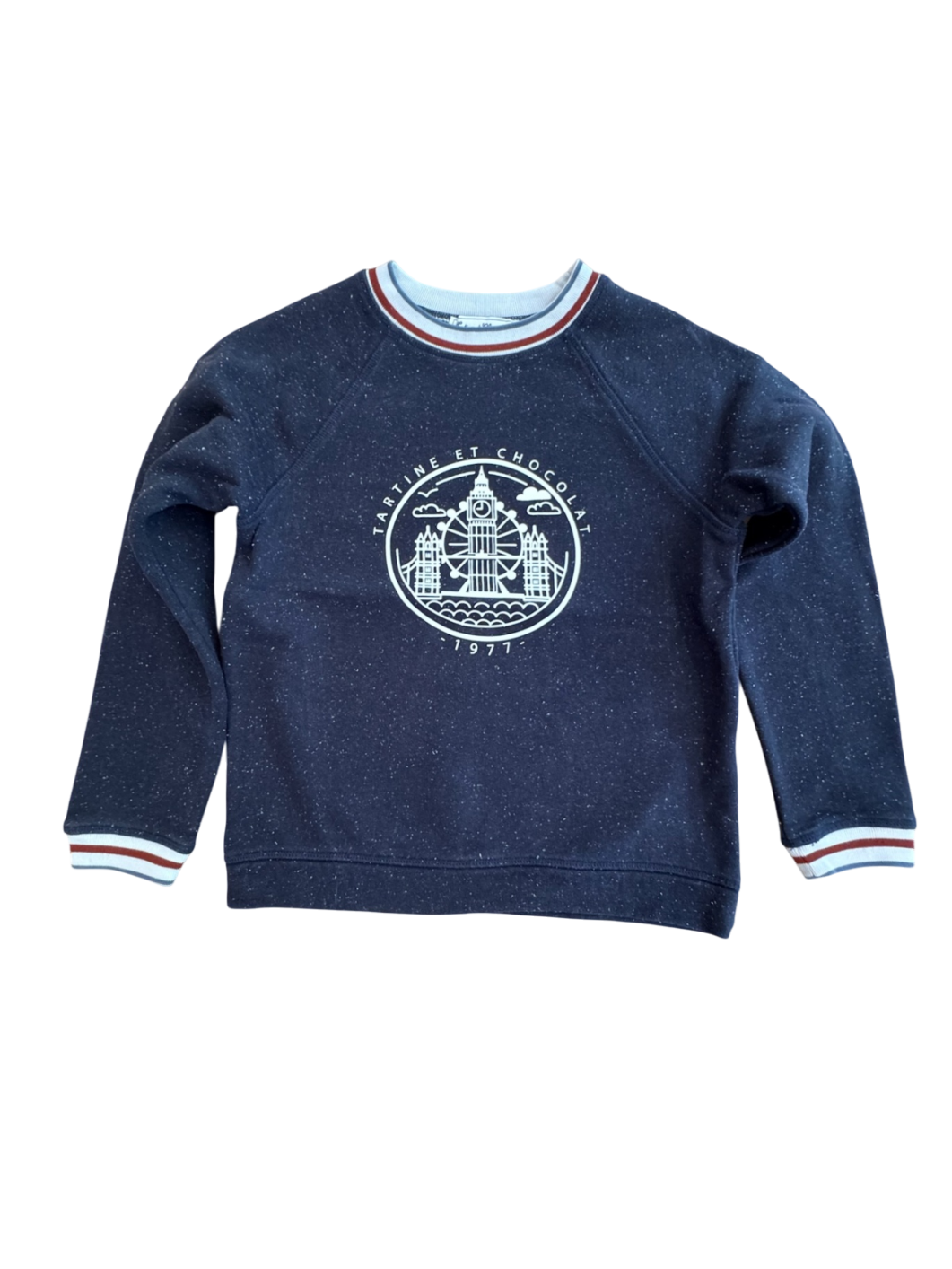 Sweatshirt Dunkelblau Gr.10 | Tartine et Chocolat