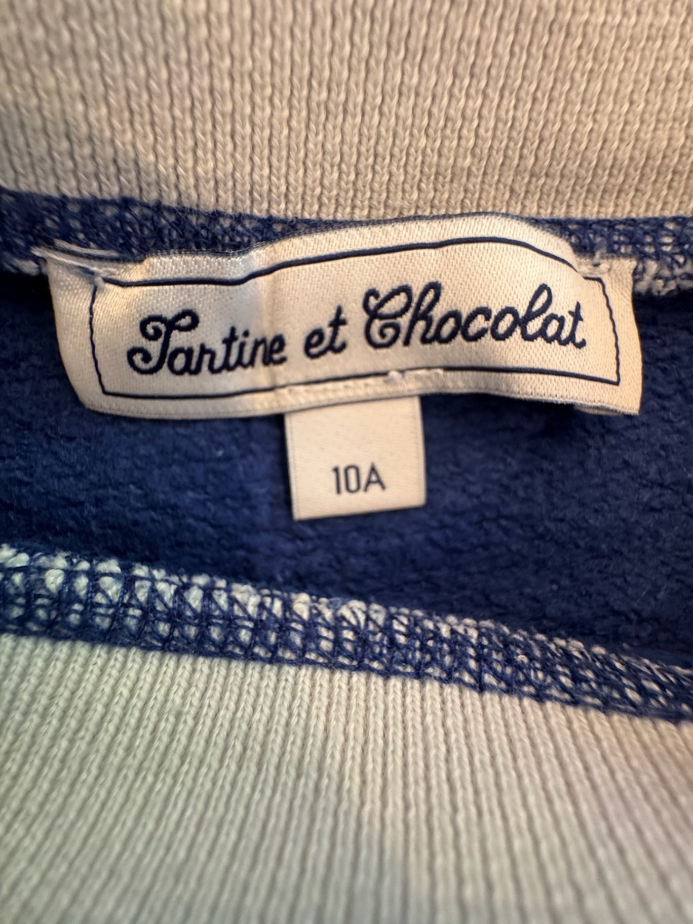 Sweatshirt Blau Gr.10 | Tartine et Chocolat