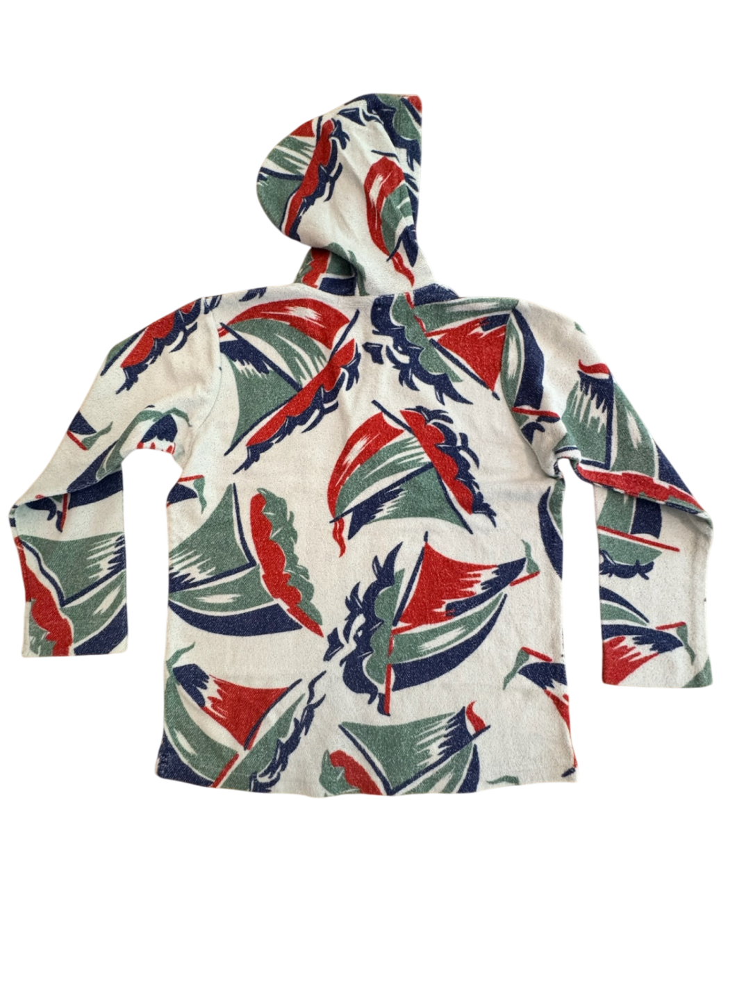 Beach-Shirt aus Frottee - langarm mit Kaputze Gr.10 | ORLEBAR BROWN