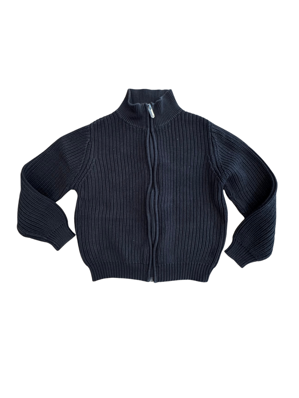 Cardigan Grobstrick schwarz Gr.10 | il gufo